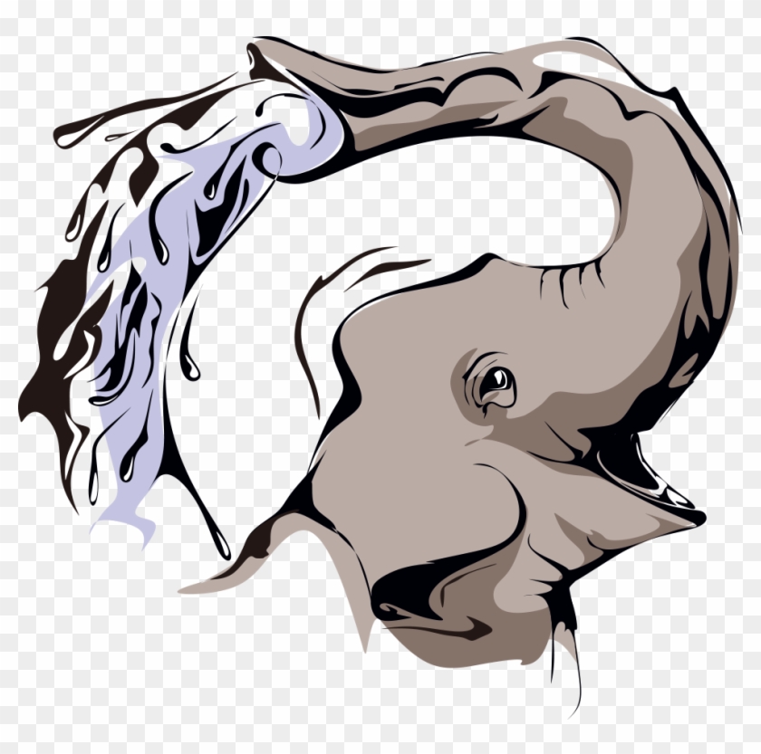 Elephant Cartoon Clip Art - Elephant Cartoon Clip Art #582258