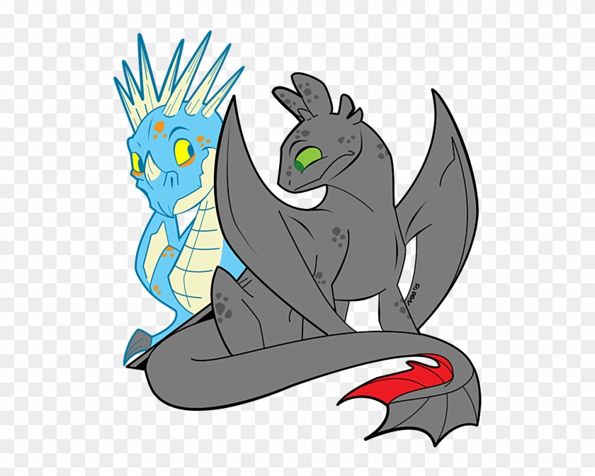 Toothless And Stormfly By Nocturne00-d8oasai - Httyd Toothless And Stormfly #582261