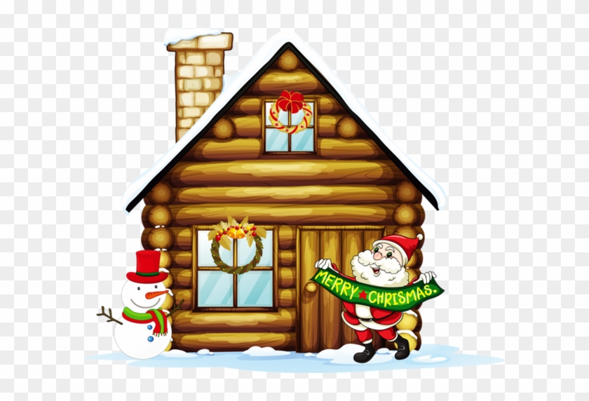 Explore Snowman Clipart, Christmas Clipart And More - Christmas House Clipart #582305