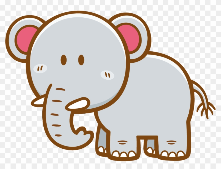 Cartoon Hand Painted Elephant - Cartoon Hand Painted Elephant #582340