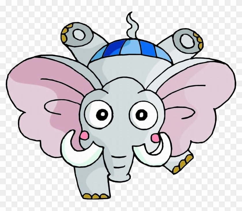 Elephant Cartoon Poster - Elephant Cartoon Poster #582358