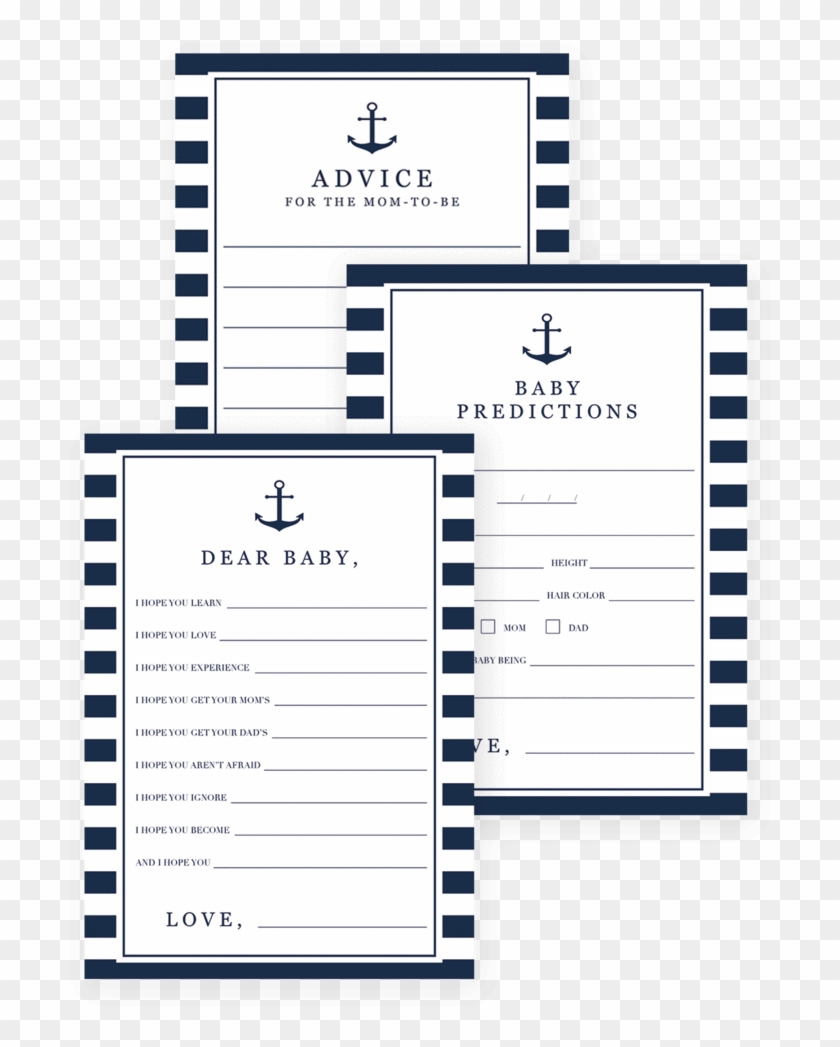 Nautical Baby Shower Games Download By Littlesizzle - Baby Shower Printable Game Nautical #582454