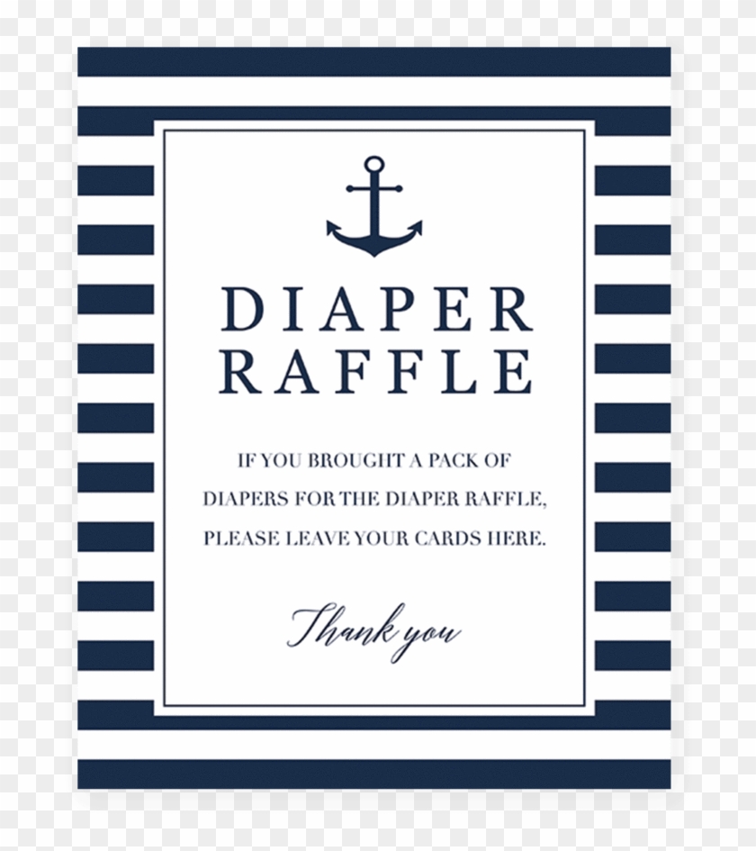 Boy Shower Diaper Raffle Sign Printable By Littlesizzle - Message In A Bottle Baby Shower Template #582460