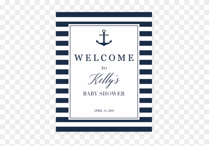 Printable Baby Shower Welcome Sign Template