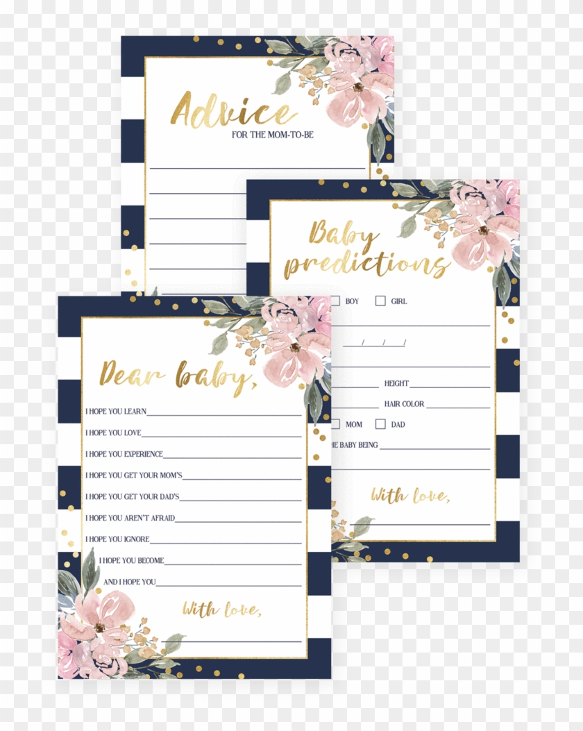 Printable Games For Navy Pink And Gold Baby Shower - Baby Shower Little Sizzle Pink And Gold Paper #582491