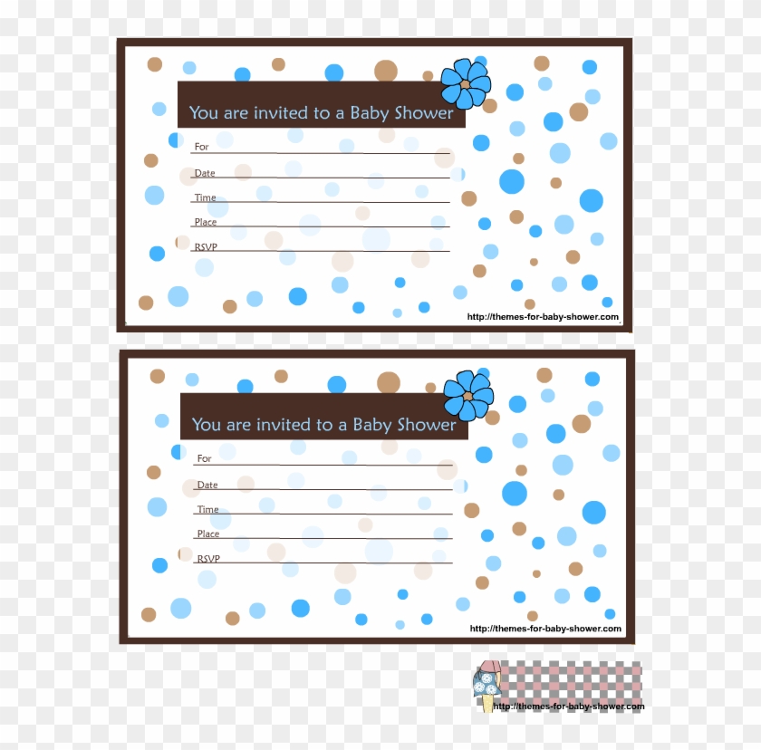 Boy Baby Shower Invitations 4 - Baby Boy Invitations Free Pokadot #582495