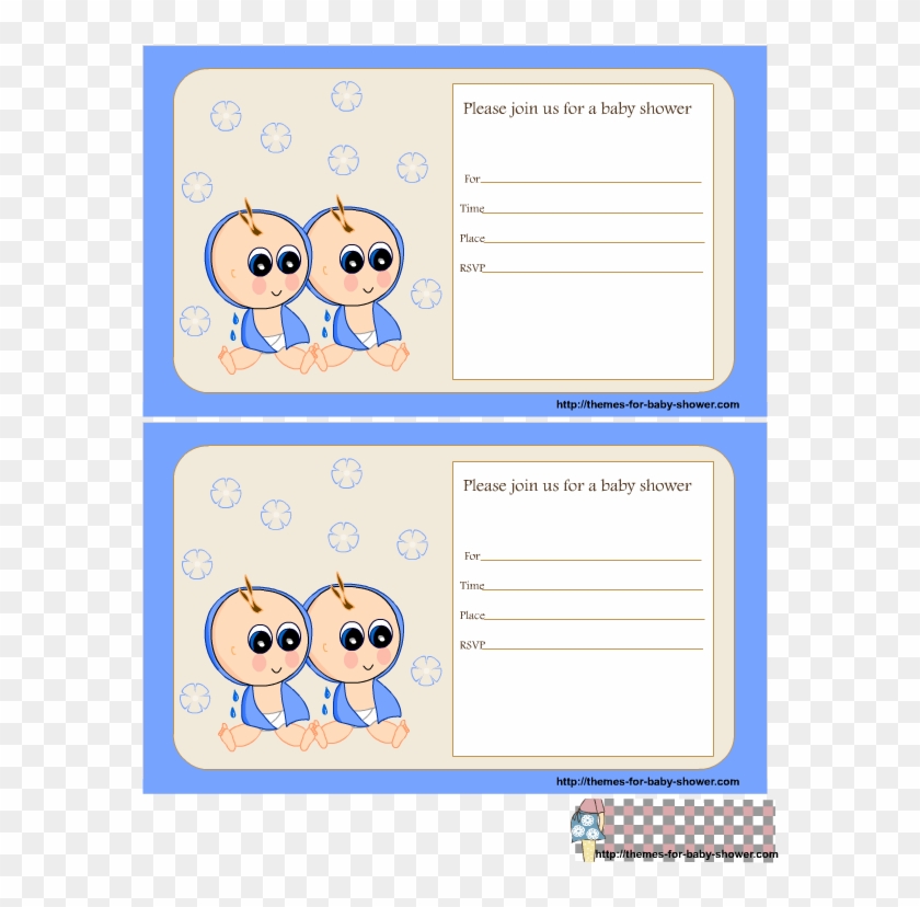 Free Printable Twin Boys Baby Shower Invitations - Wedding Invitation #582507