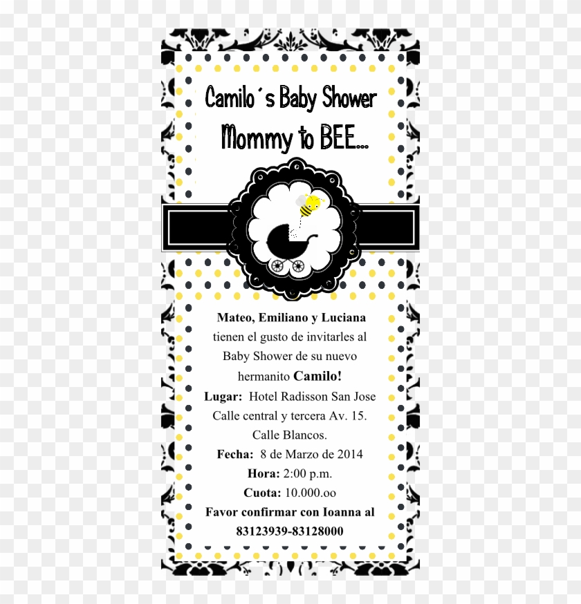 Estas Son Las Invitaciones Del Baby Shower De Mi Bebe - Estas Son Las Invitaciones Del Baby Shower De Mi Bebe #582543