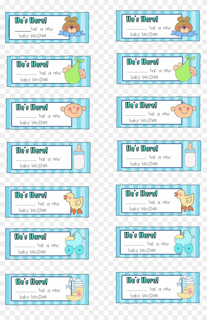 Etiquetas "es Un Niño" Para Imprimir Gratis Etiquetas Para Baby