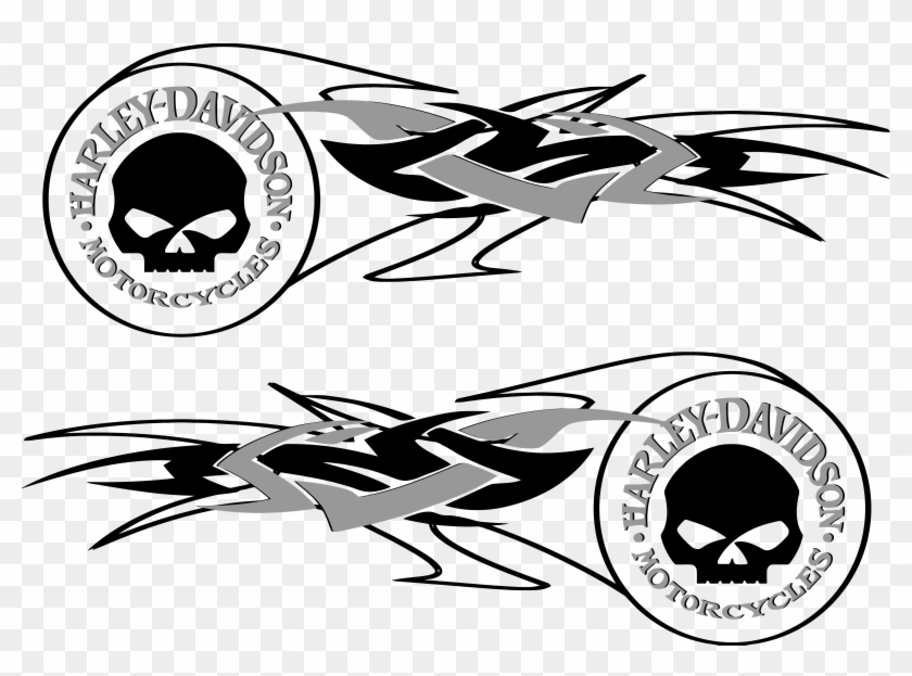 Paint Ideas, Harley Davidson, Airbrush, Motorcycle, - Gas Tank Vinyl Motorcycle Decals #582570