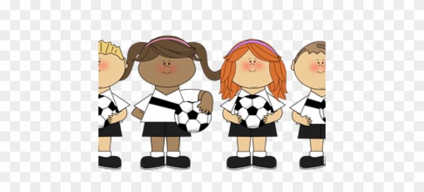 Roster Clip Art - Girl Playing Soccer Clip Art Png #582596