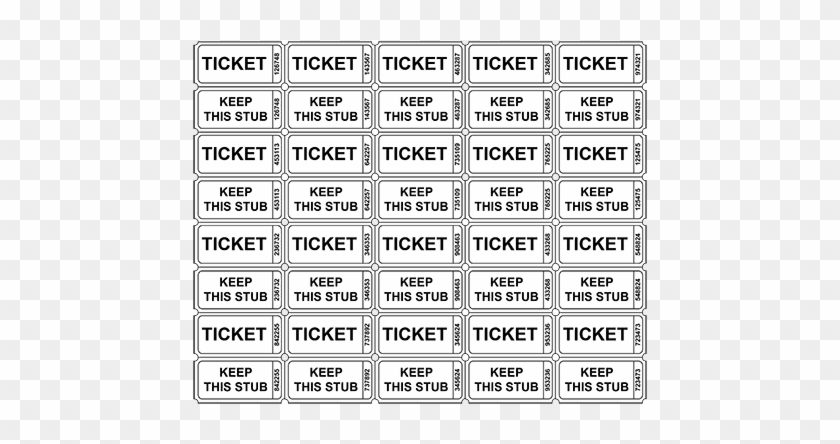 Raffle Ticket With Stub Template from www.clipartmax.com