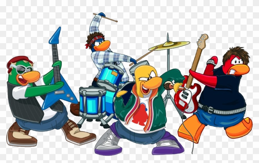 Big Band Clipart - Penguin Band Club Penguin #582704