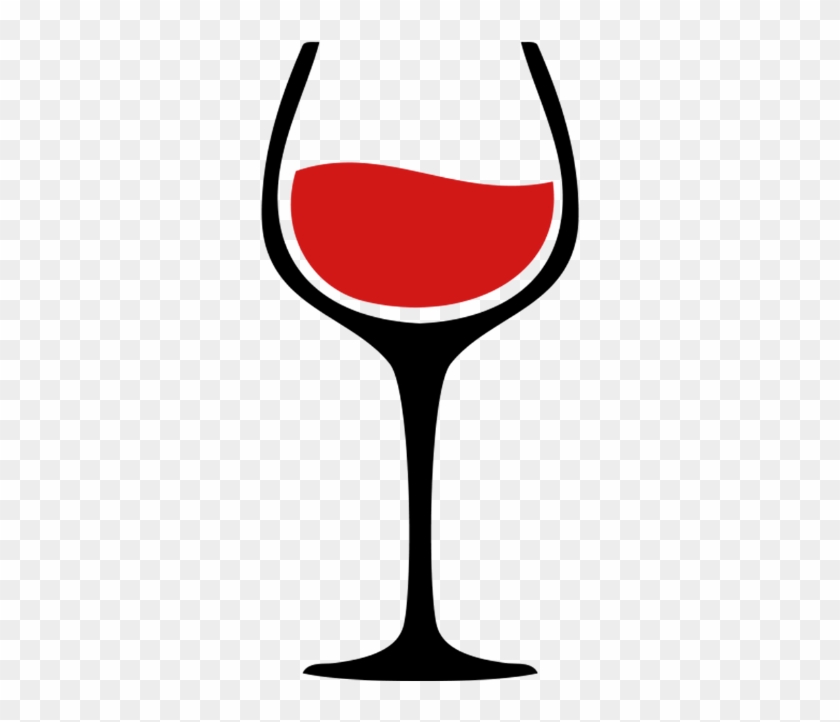 Wine Glass Two Color Vector - Red Wine Women's T-shirt #582709