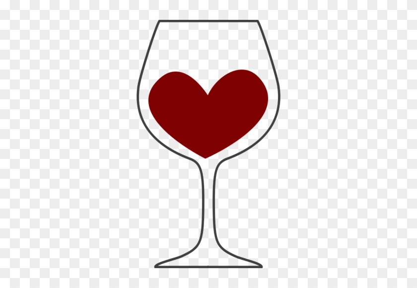 Love Of Red Wine - Wine Glass Clipart #582754