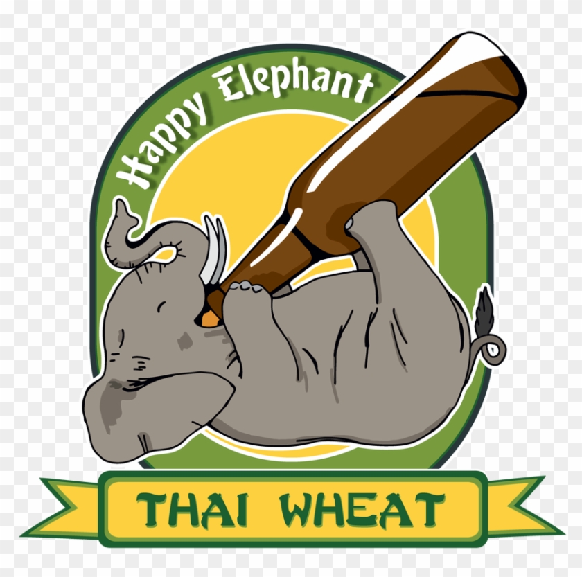 Thai Wheat Beer - Cartoon Elephant Beer #582783