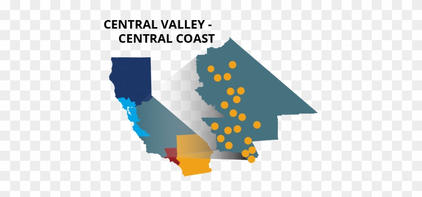 Central Valley, Coast, Mother Lode Regions - Designs Direct Pied Piper Creative California State #582785