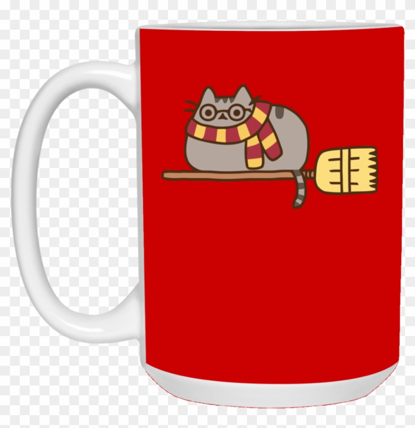 Pusheen Harry Potter Mug Cup Gift - Cute Harry Potter Clothes #582829