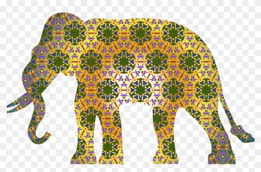 This Free Icons Png Design Of Psychedelic Pattern Elephant - Elephant Pattern Png #582834