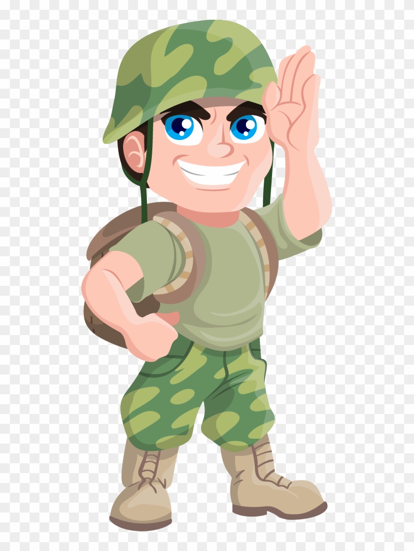 Cartoon Soldier Cliparts - Cartoon Soldier Clipart #582873