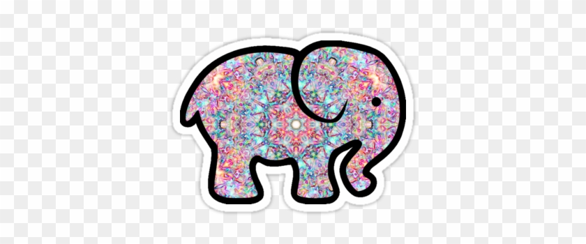 "elephant" Stickers By Sophh-sophh - Five Elephants In The Bathtub #582896