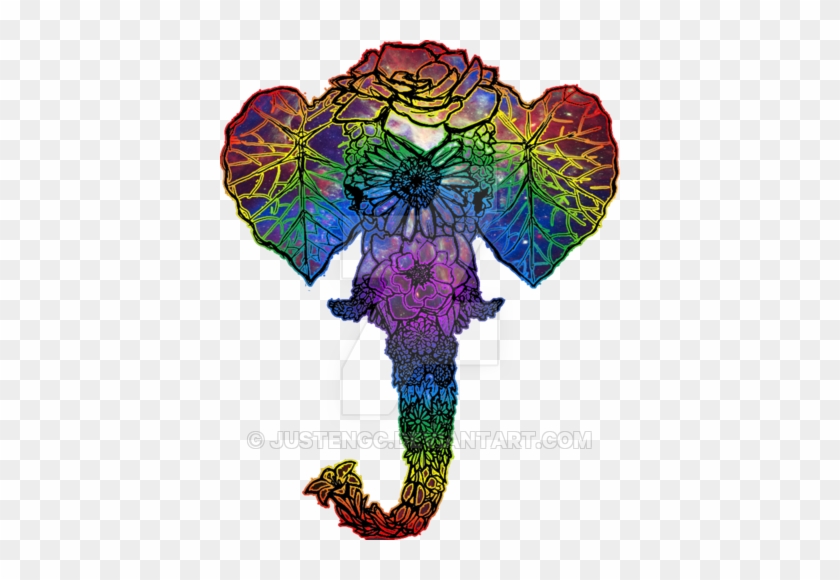 Rainbow Elephant Too By Justengc - Rainbow Elephant Too By Justengc #582926