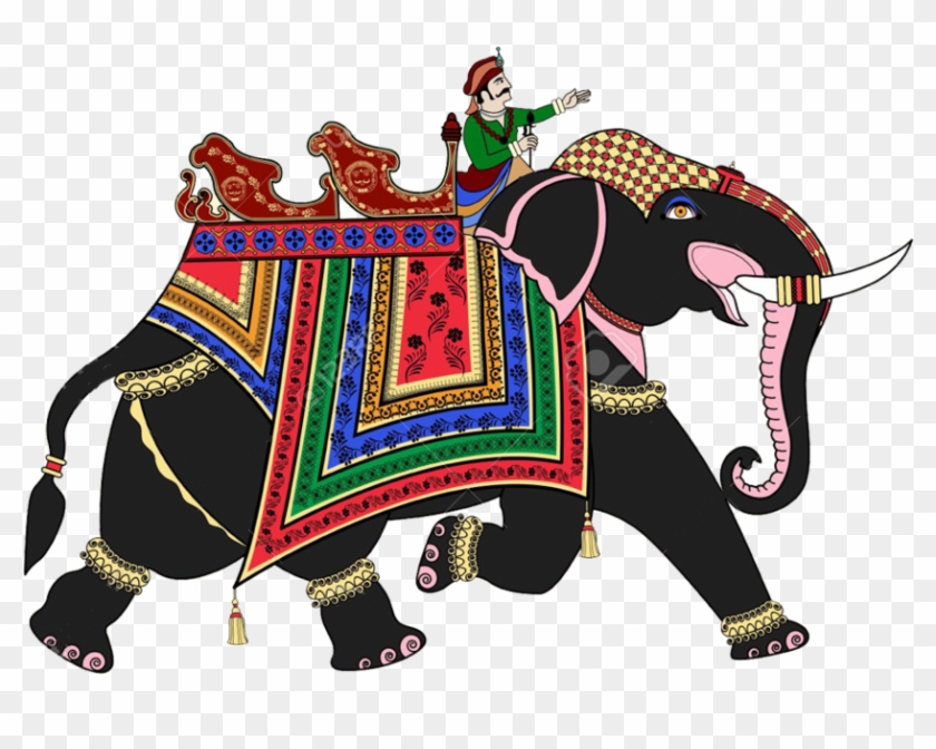 Elephants And People - Elephant Decorated #582944