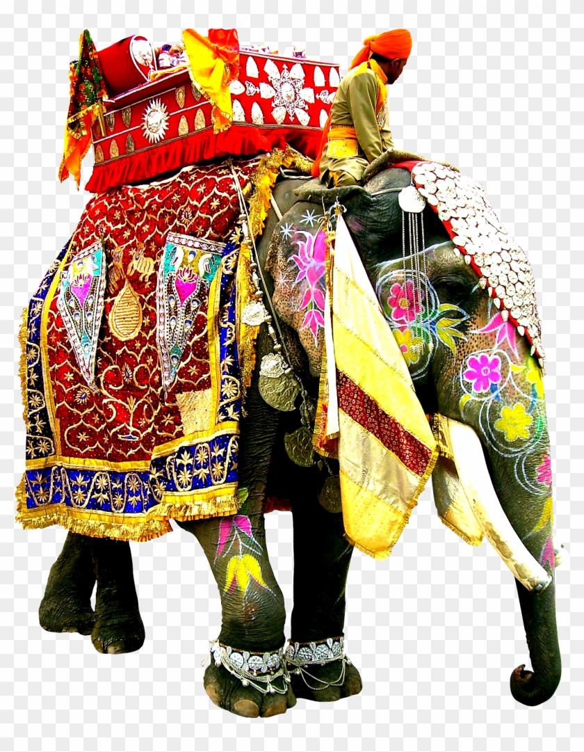 Decorated Indian Elephant Png - Festivals In March India #582948