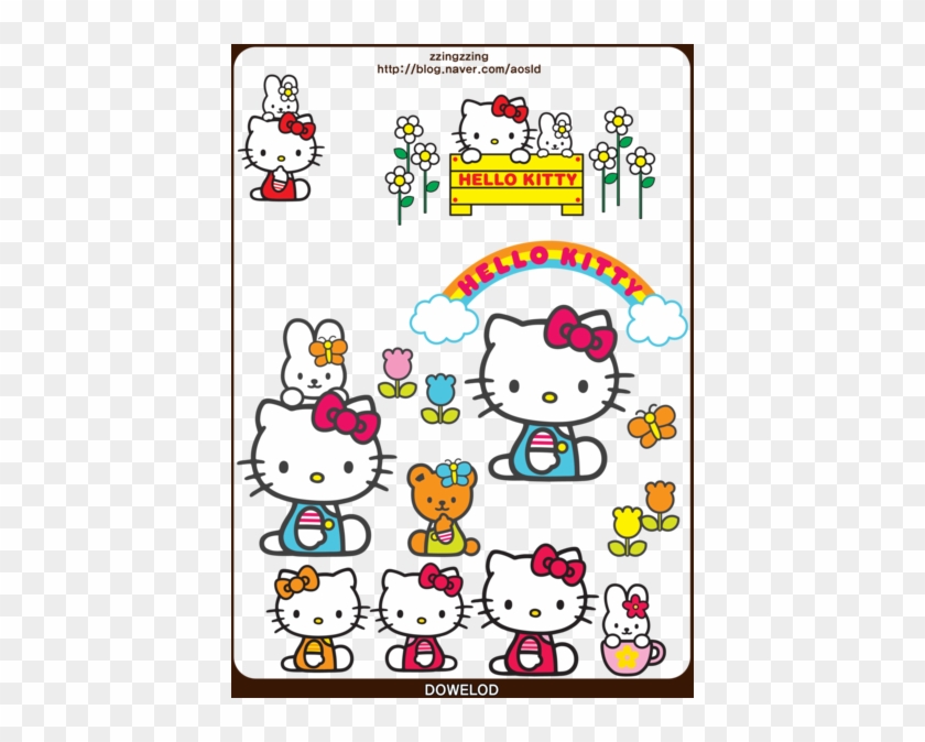 헬로키티 스티커,키티 자른이미지,포토샵 키티스티커 모음 16장 - Hello Kitty #582982