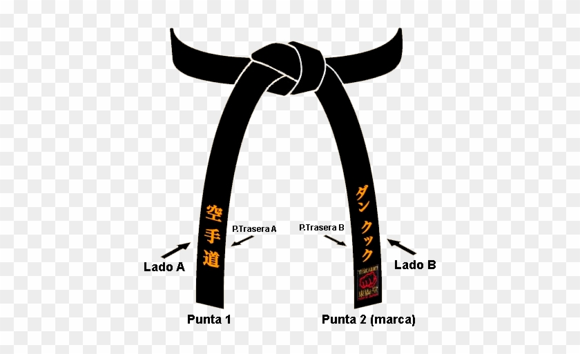Bordado De Cinturón De Artes Marciales Todos Los Precios - Embroidered Black Belt #583002