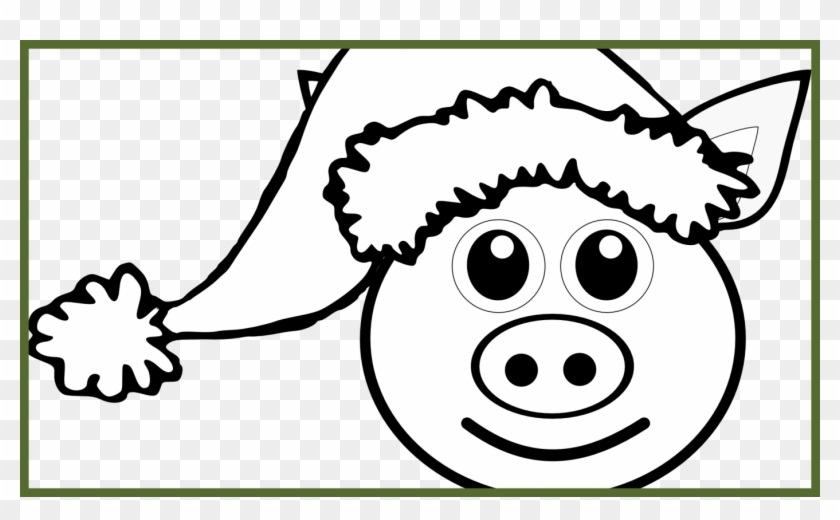 Inspiring Simple Pig Drawing At Get For Personal Use - Penguin Santa Yard Sign #583016