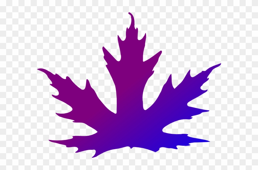 Purple Maple Leaf Clipart #583044