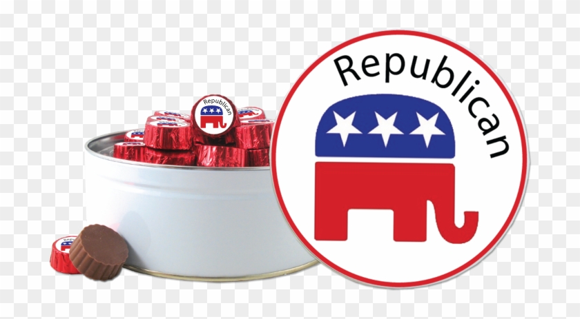 40 Individually Red Foil Wrapped Republican Two-bite - Republican Party #583243