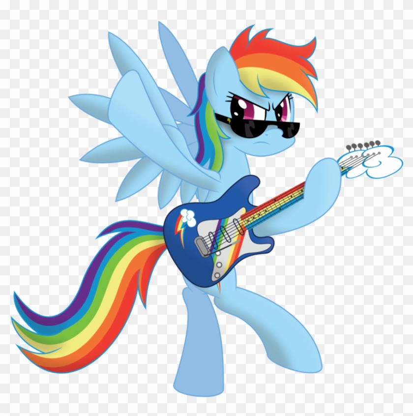 Enter Sandman [v2] By Mysteriouskaos On - Guitar Rainbow Dash Png #583247