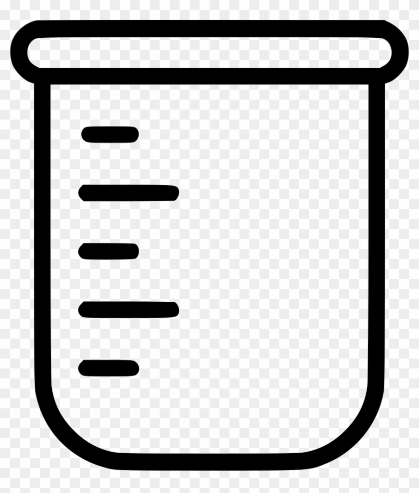 Measuring Beaker Test Tube Flask Laboratory Glass Comments - Measurement Beaker Clipart #583255