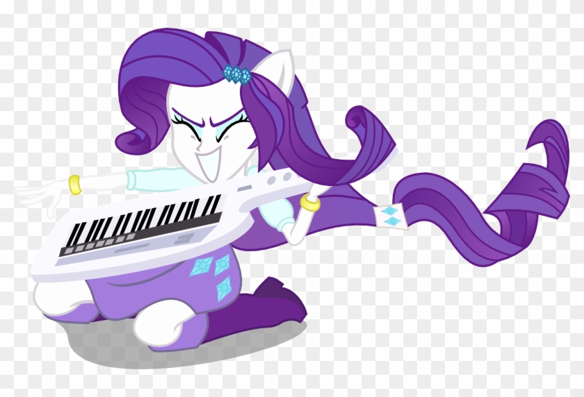 Eqg Rarity -keytar By - Rarity Equestria Girl Keytar #583275