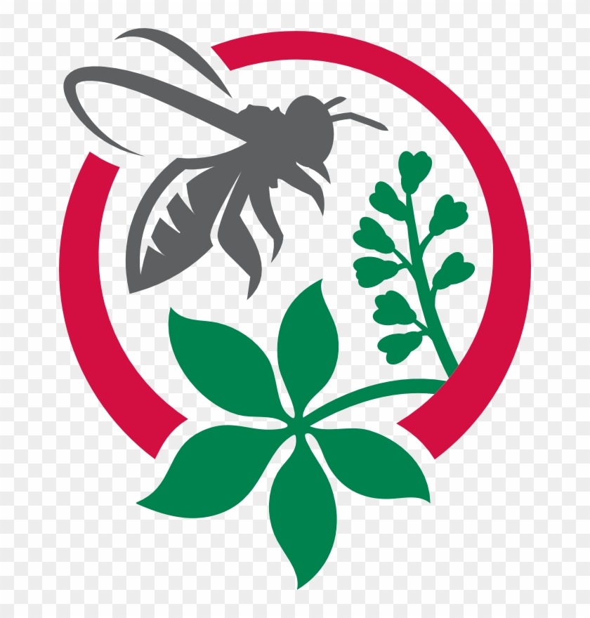 Grey Vector Graphics - Beekeeping Logo #583338