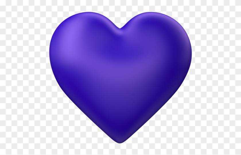 Crayon Clipart Indigo - Purple Heart No Background #583373