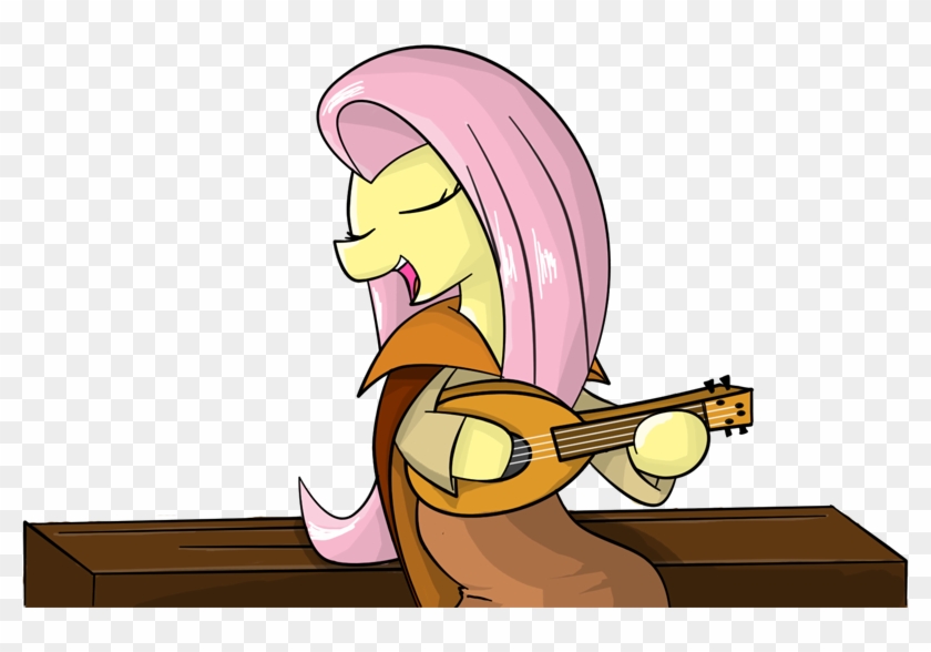 Fluttershy The Bard By Thewormouroboros - Cartoon #583396