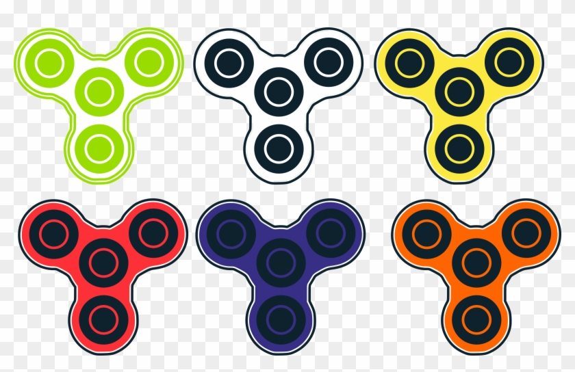 Spinner 2d Icons - Fidget Spinner Clipart #583417