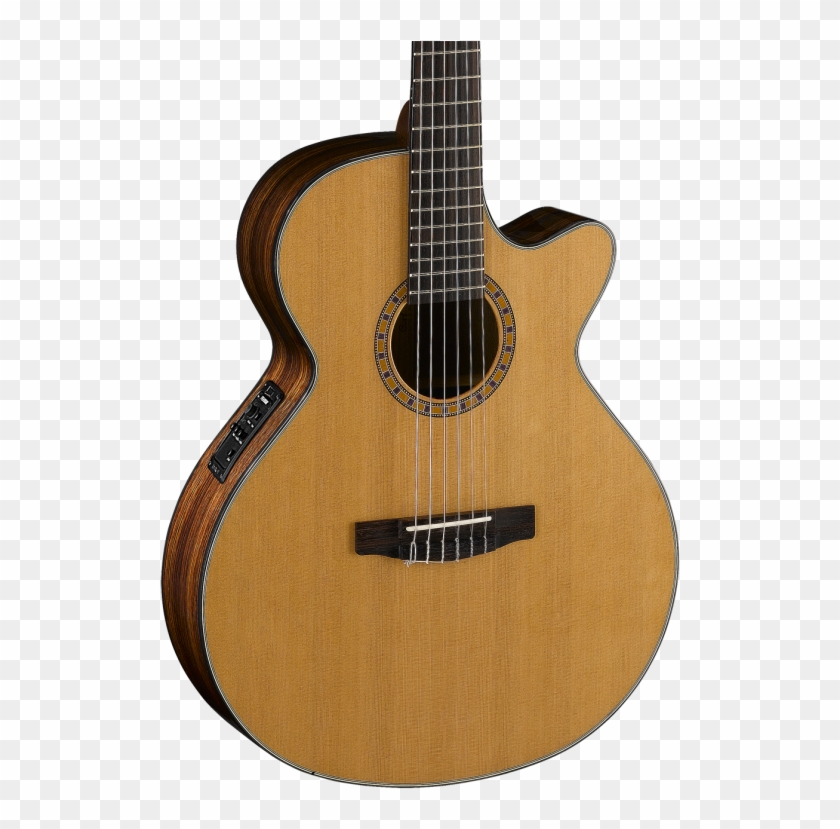 Cort Cec7 Nat Solid Top Slim Body Classical Guitar - Cort Cec7-nat Cutaway Electric Classical Guitar #583492