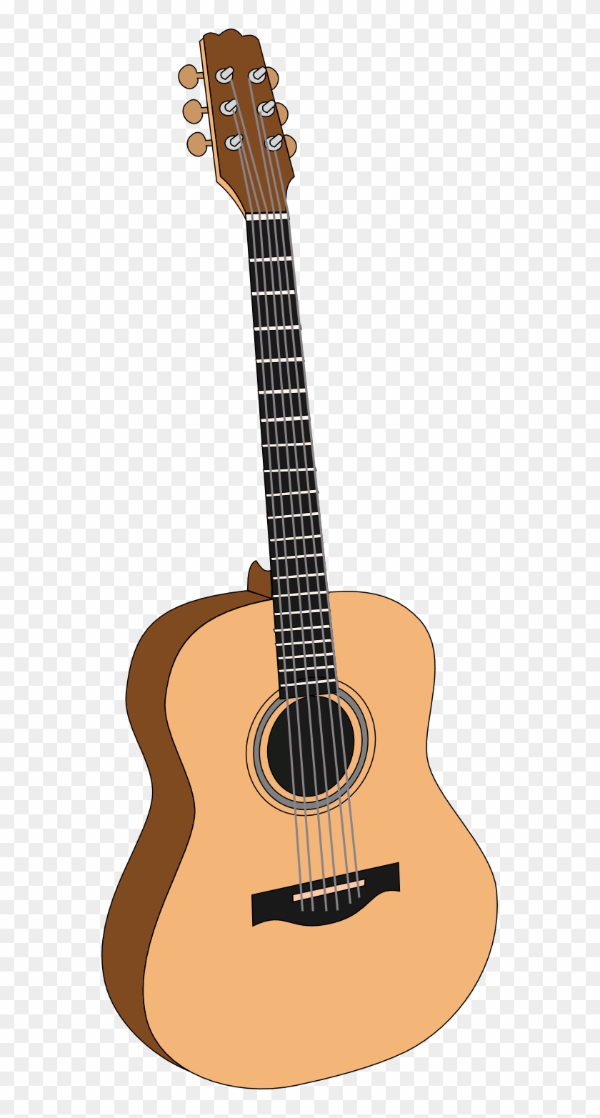 Free Guitar Clipart Image - Faith Saturn Dreadnought Acoustic Guitar, Hi Gloss #583493