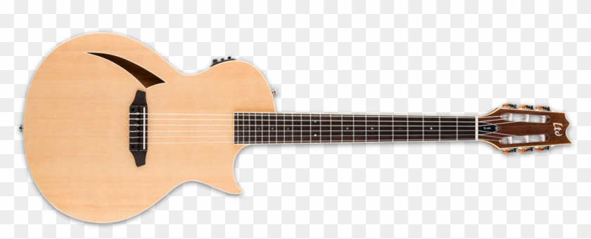 Esp Ltl 6nnat Thinline Classical Guitar - Esp Ltd Tl-6n Thinline Nylon String Acoustic-electric #583496