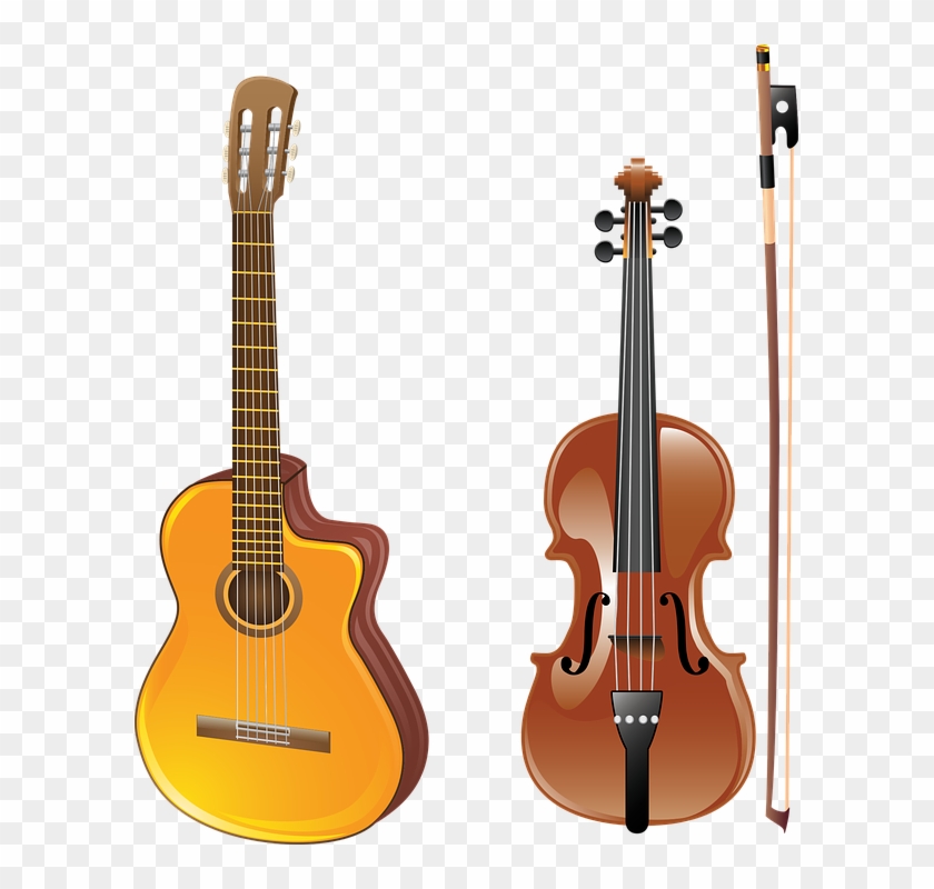 Free Guitar Images 7, Buy Clip Art - Violin Sticker #583508