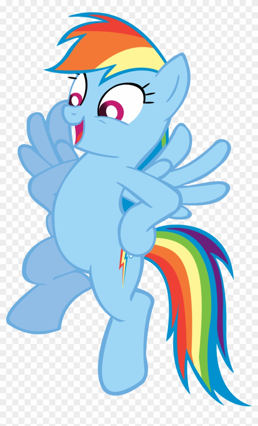 Friendly Neighborhood Rainbow Dash Vector By Hazamaitsuru - Pregnant Rainbow Dash #583617