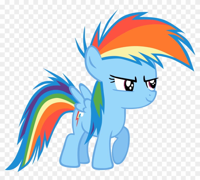 Rainbow Dash My Little Pony Friendship Is Magic Wiki - Mlp Rainbow Dash Filly #583626