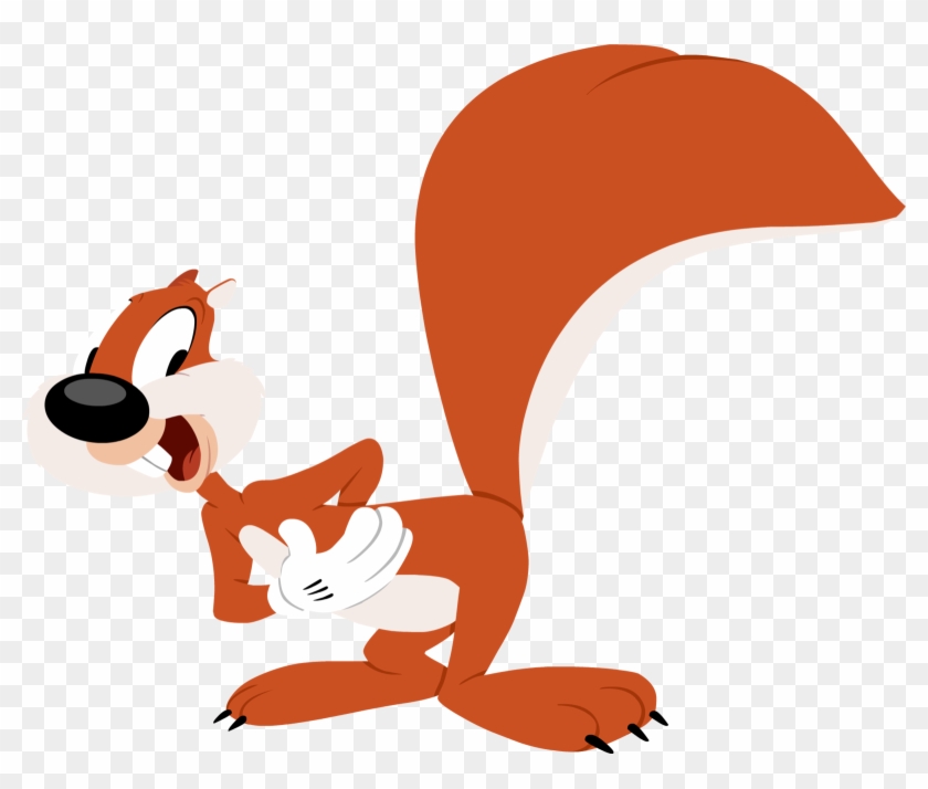 Fiztheancient 38 17 Lineless Screwy Squirrel Vector - Screwy Squirrel #583681