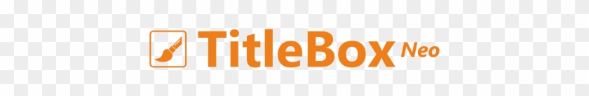 Titlebox Neo Is An Interactive Graphics Manager Which - Orange #583771