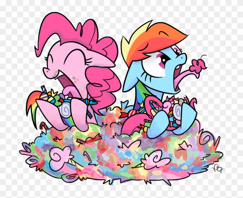 Cotton Candy And Rainbow Taffy By Yikomega - Pinkie Pie #583786
