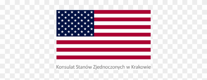 Consulate General Krakow - American Flag Embroidery Design #583792
